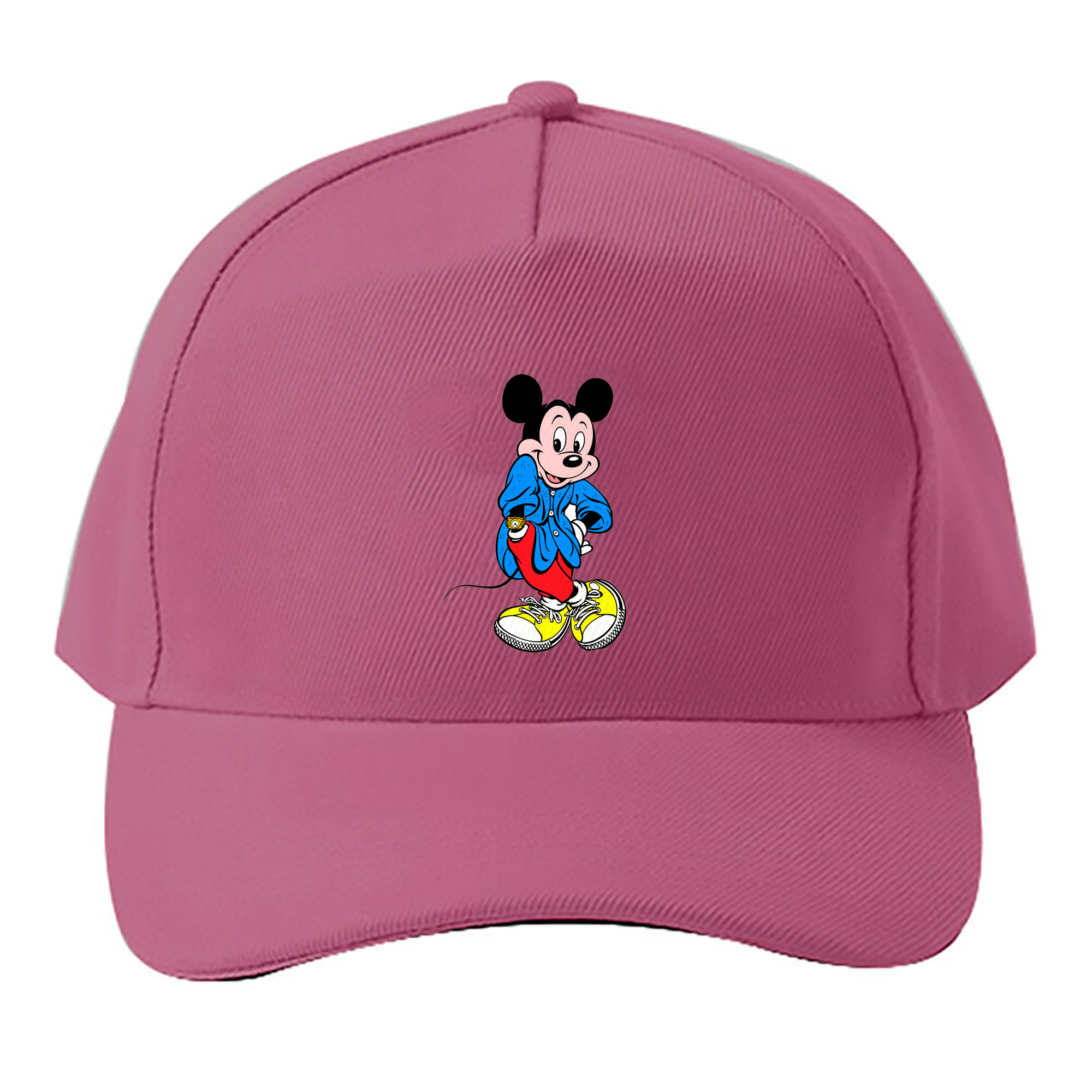（画像用） ミッキーマウス Mickey Mouse ベースボールキャップ 綿100％ 男女兼用 帽子 スポーツ
